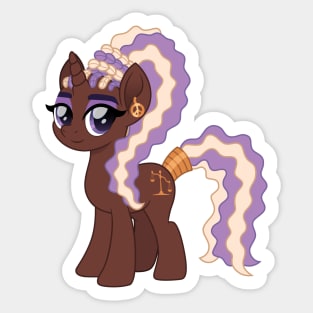 Samantha Sommer pony Sticker